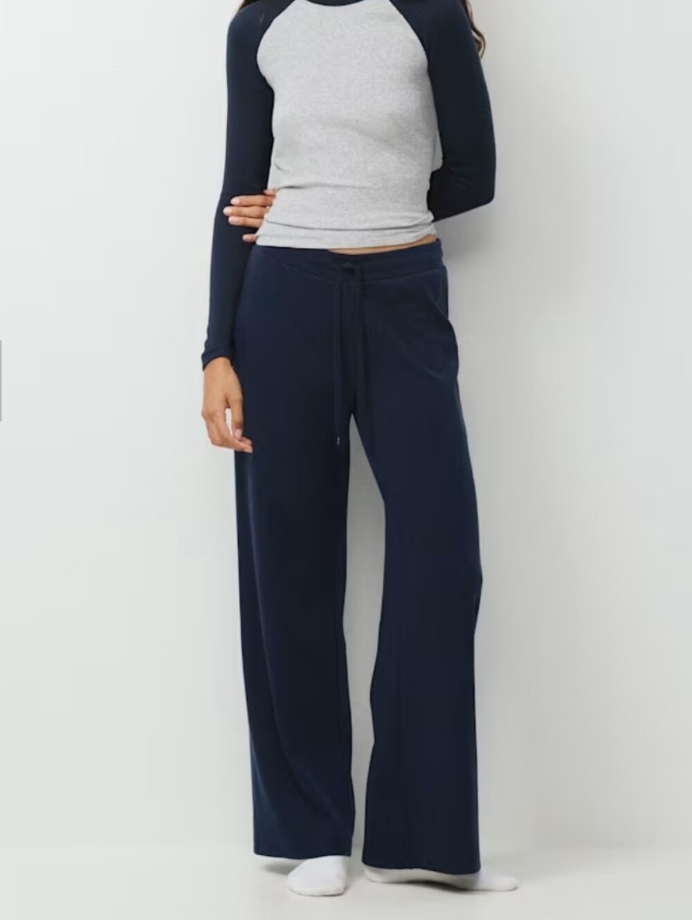 NWT Aritzia HomeStretch Rib Pant XS Heather Admiral